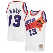 Camiseta nba de Nash Suns Blanco